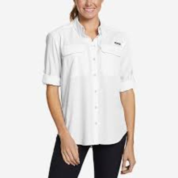Eddie Bauer Guide UPF Long Sleeve Shirt - Picture 1 of 4